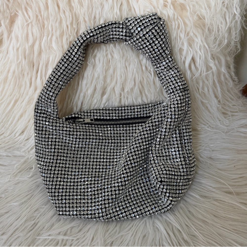 Elegant Silver Rhinestone Women's Bag by urban expressions. Perfect condition